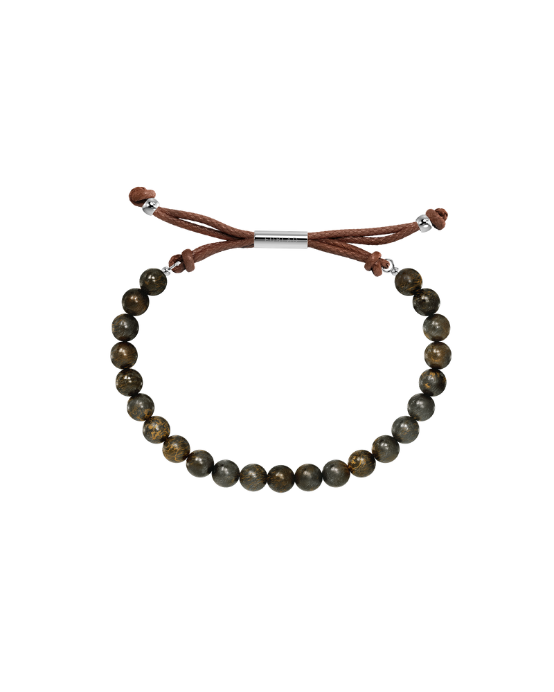 Avery Bracelet Silverarmband Brun/Guld