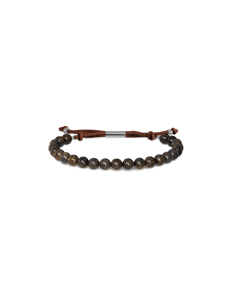 Avery Bracelet Silverarmband Brun/Guld