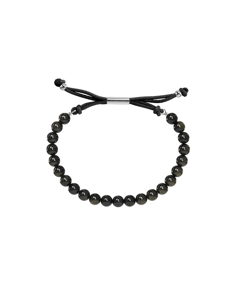 Avery Bracelet Silberarmbänder Schwarz/Silber