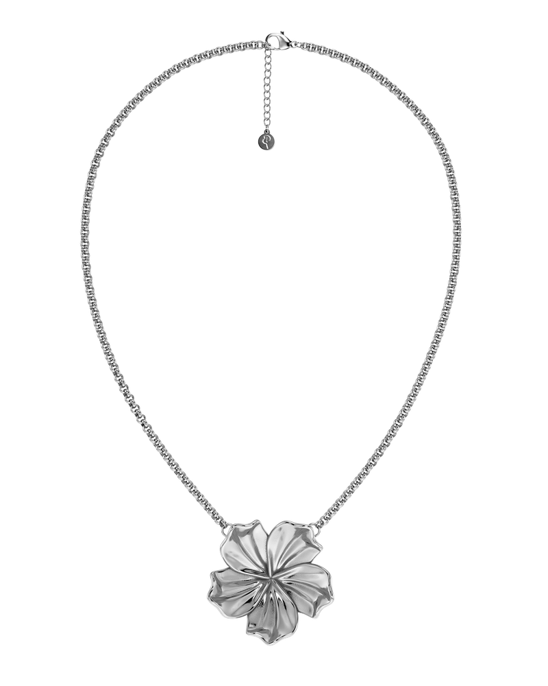 Jasmine Necklace L Silverhalsband Silver