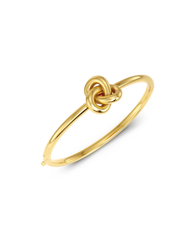 Infinity Knot Bangle Bangles Guld