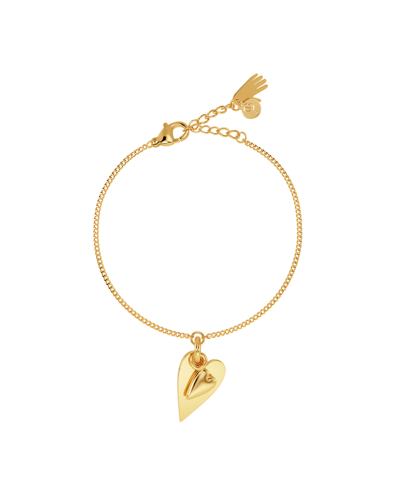 Heart to Heart Bracelet Gold bracelets Gold