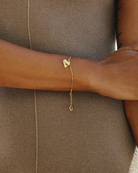 Heart to Heart Bracelet Gold bracelets Guld