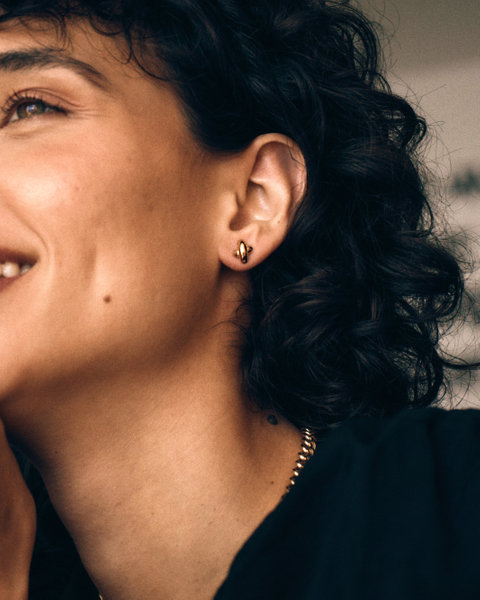 Alexa Studs S Gold earrings Guld