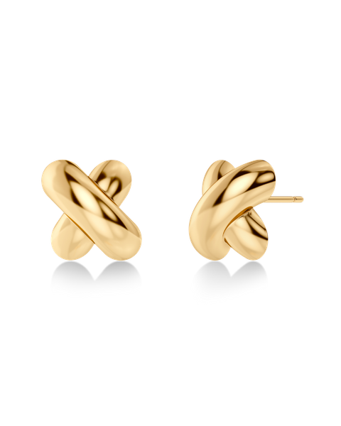 Alexa Studs L Gold earrings Kulta