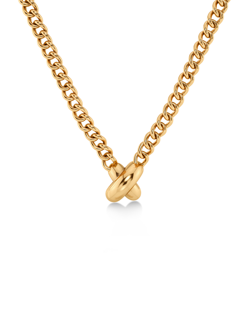 Alexa Necklace L Gouden kettingen Goud