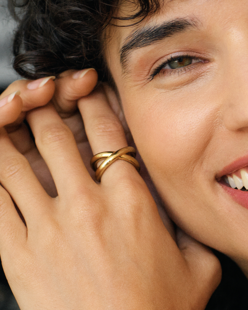 Alexa Ring L Goldringe Gold