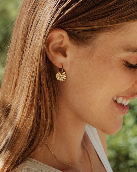 Gerana Hoops Gold earrings Guld