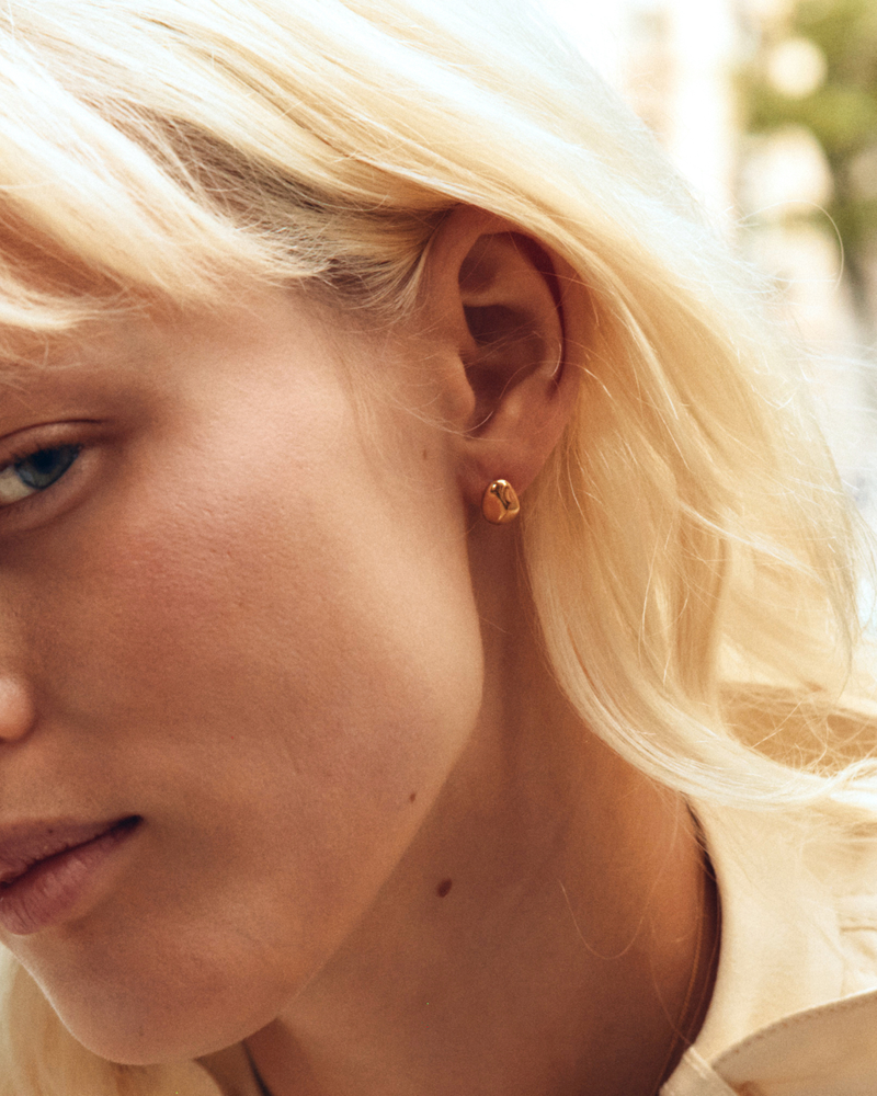 Leora Studs Studs Gold