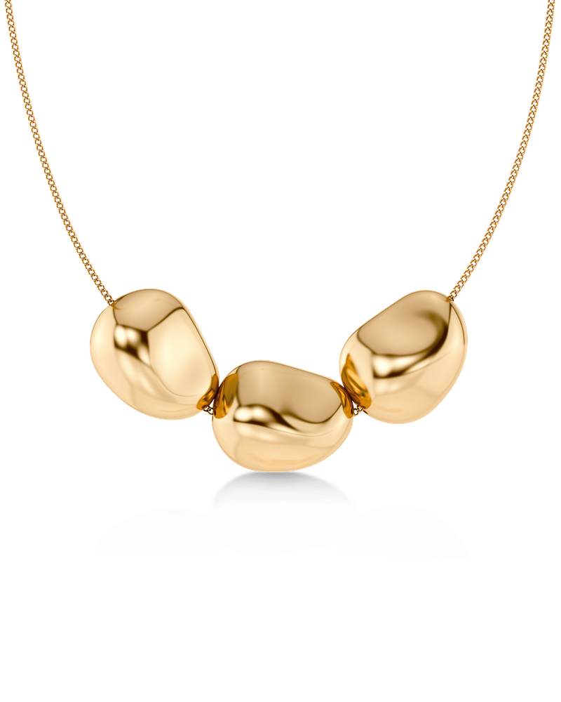Leora Necklace Multi L Gold necklaces Gold