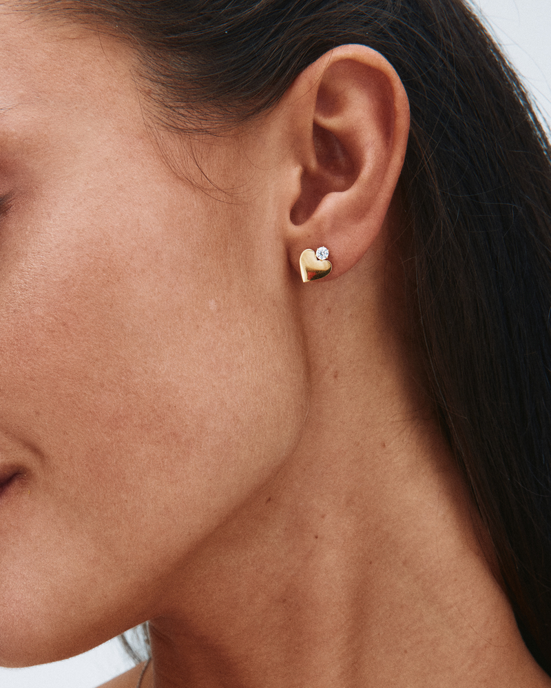Love Spark Studs Steckerohrringe Gold