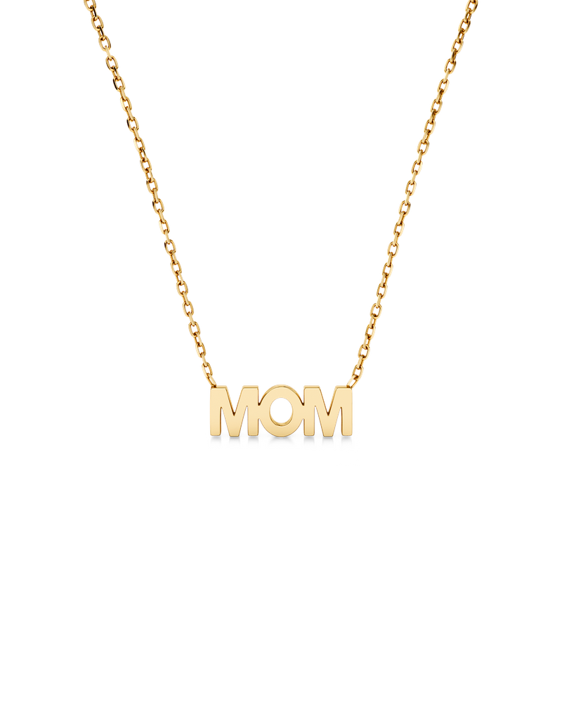 Mom Necklace Gullhalskjeder Gull