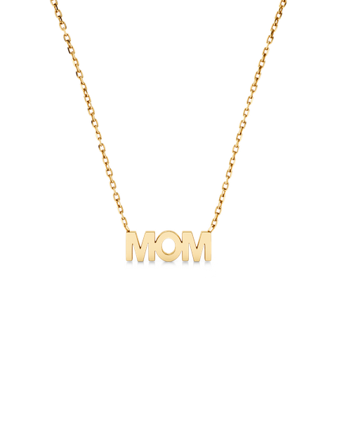Mom Necklace For mom Guld