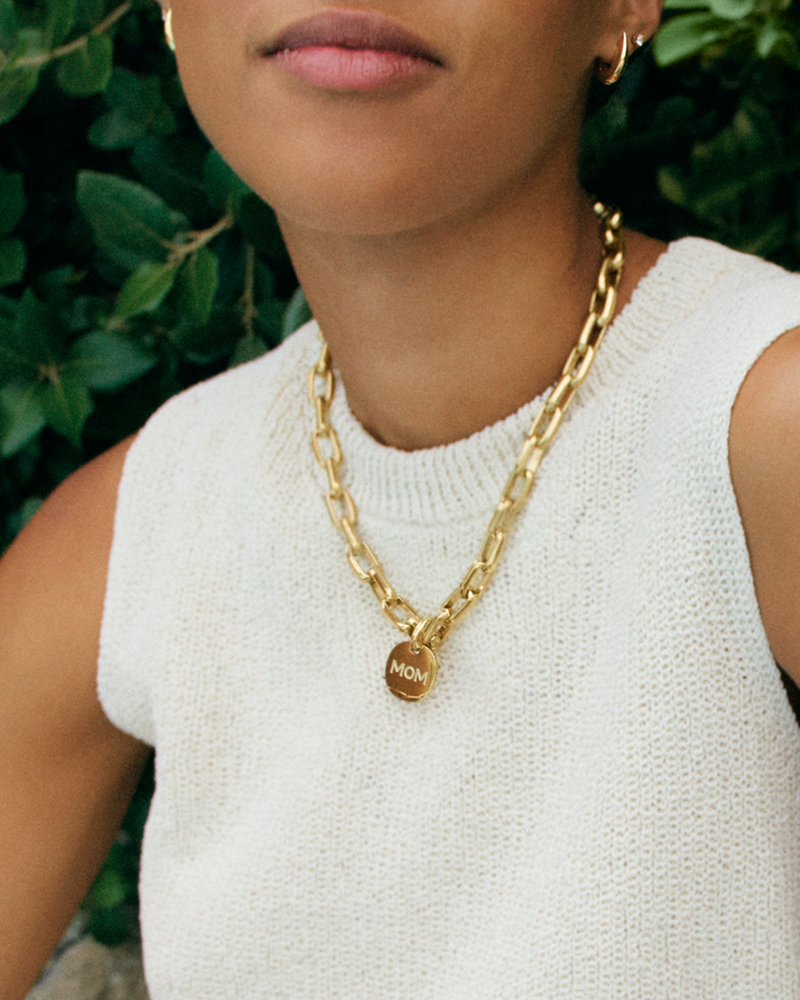 Mom Necklace Maxi Gold necklaces Gold