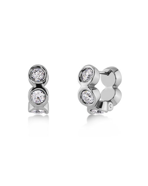 Ocean Gem Hoops Jewellery Hopea