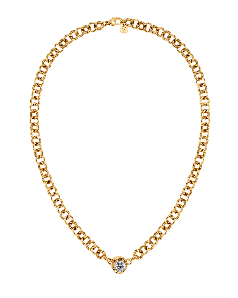 Ocean Gem Necklace L Gold necklaces Gold