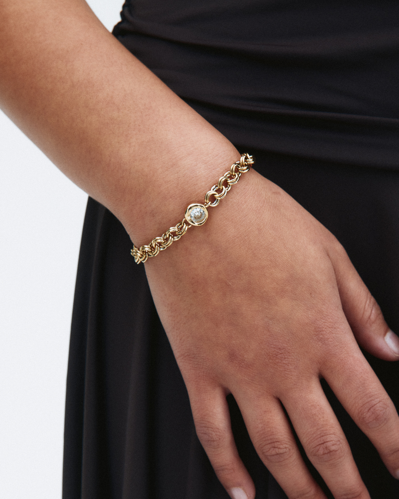 Ocean Gem Bracelet L Gold bracelets Gold