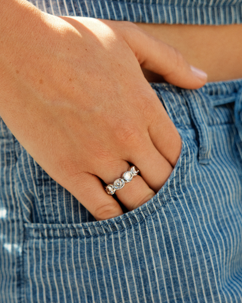 Ocean Gem Ring Ringe i sølv Sølv
