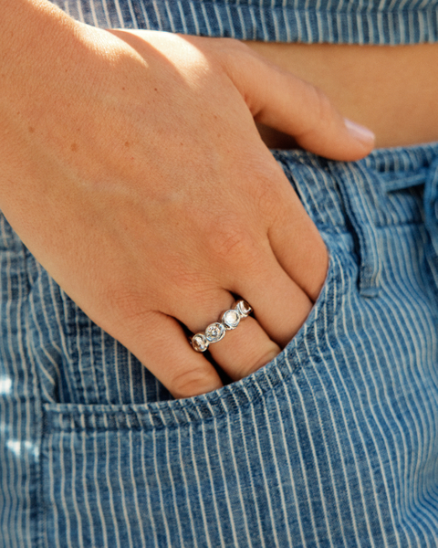 Ocean Gem Ring Jewellery Silver