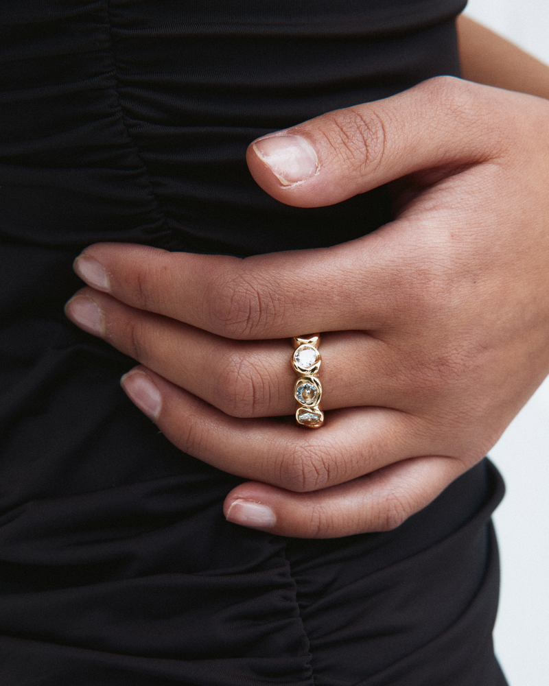 Ocean Gem Ring Guldringar Guld