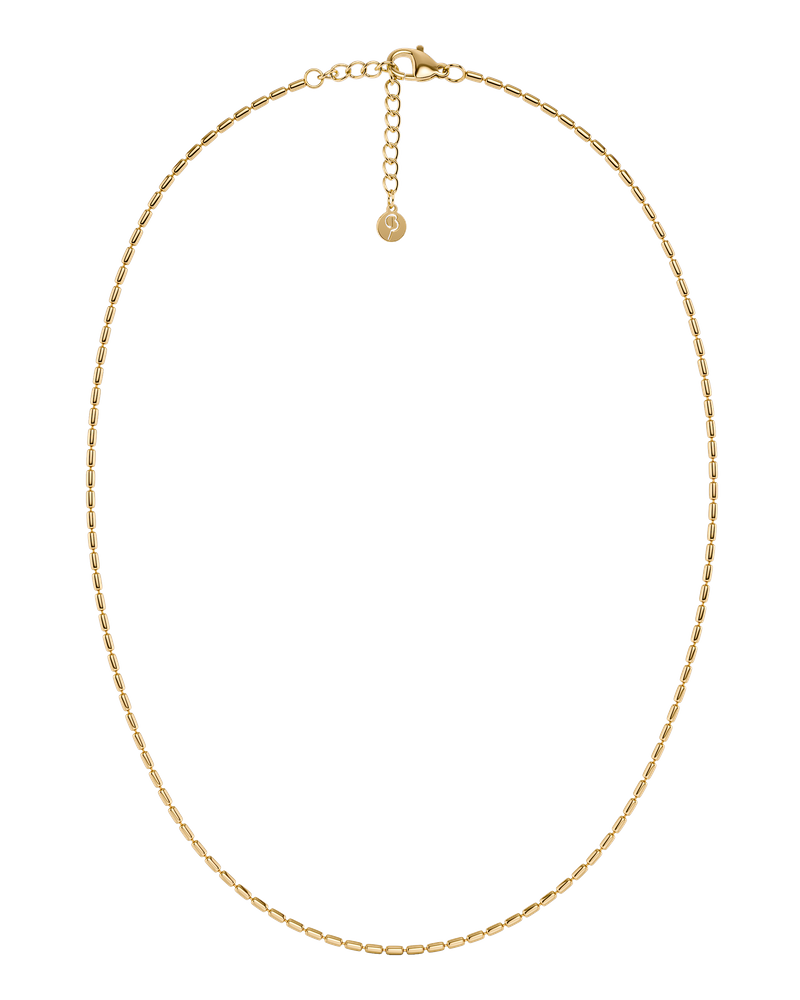Seed Bead Necklace Guldhalsband Guld