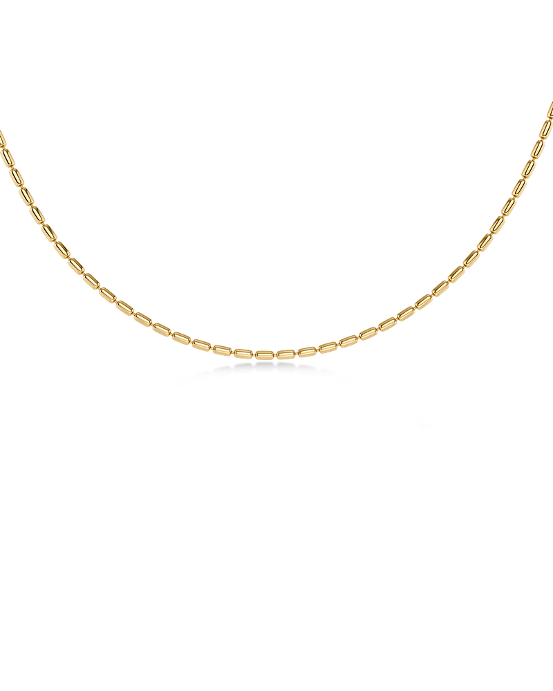 Seed Bead Necklace Guldhalsband Guld