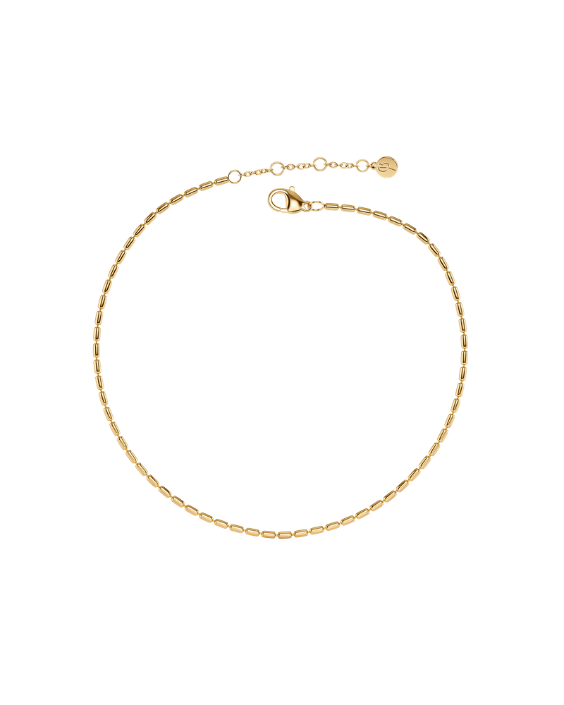 Seed Bead Anklet Kultaiset nilkkakorut Kulta