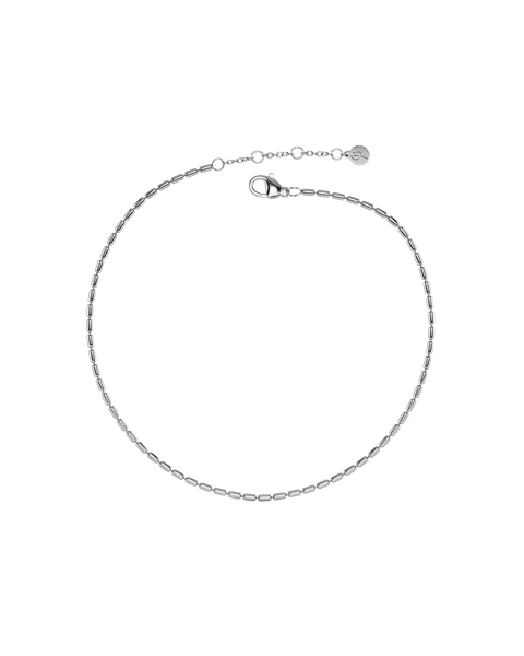 Seed Bead Anklet Jewellery Silver