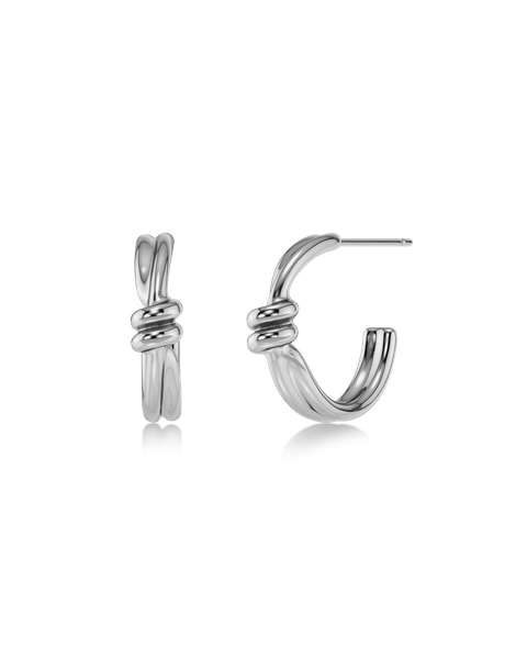 Swivel Hoops Jewellery Silver