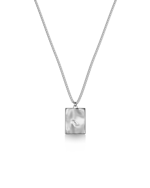 River Necklace For him Silver