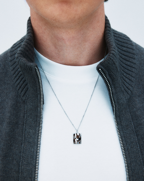 River Necklace Fathers day Silver