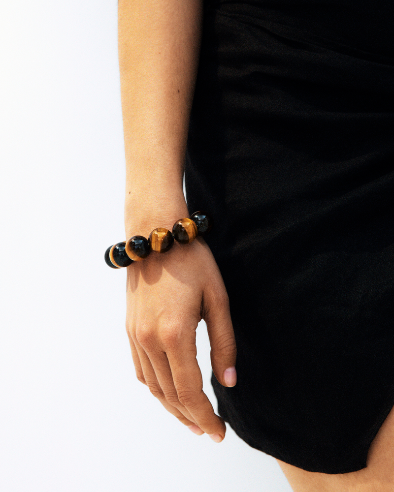 Aura Bracelet Maxi Gold bracelets Gold/Brown