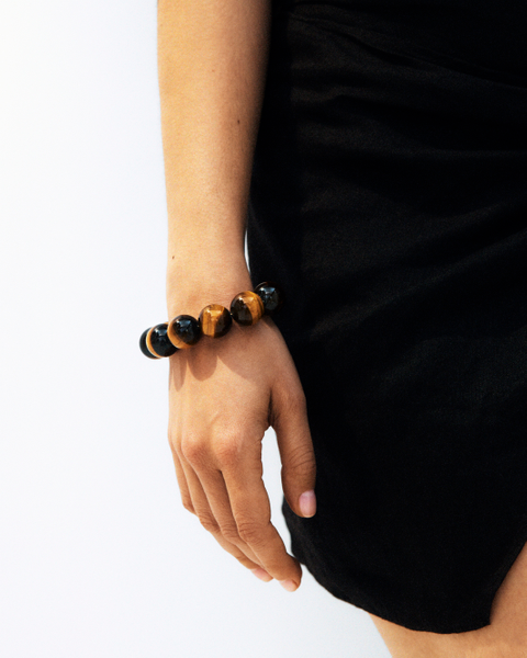 Aura Bracelet Maxi Gold bracelets Guld/Brun