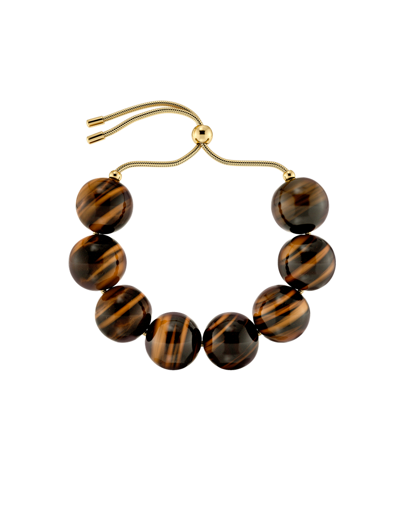 Aura Bracelet Maxi Gold bracelets Gold/Brown