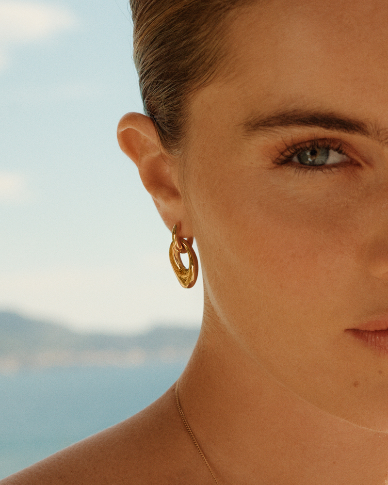 Azura Earrings Goldohrringe Gold