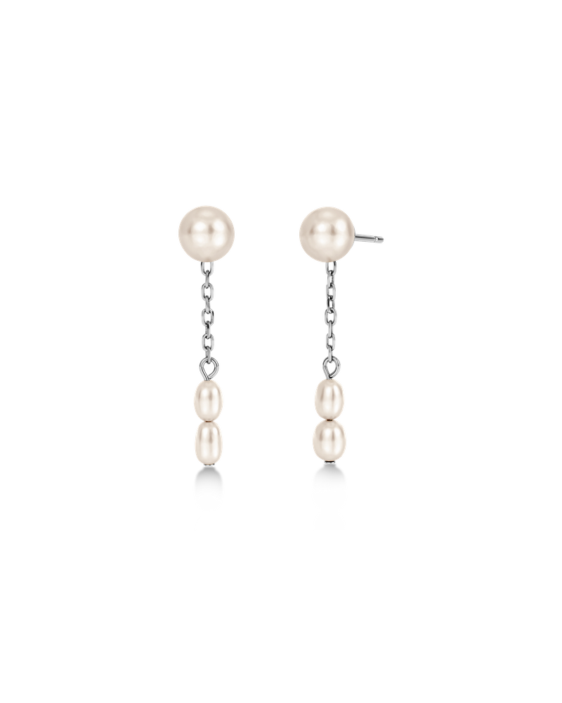Breeze Earrings Silberohrringe Silber