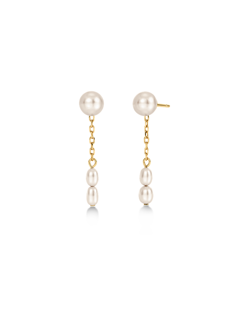 Breeze Earrings Goldohrringe Gold