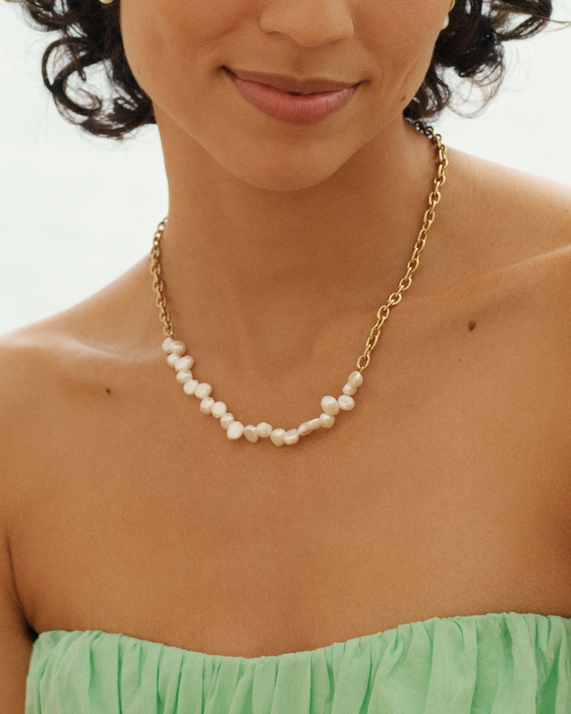 Breeze Necklace Multi Chain Gouden kettingen Goud