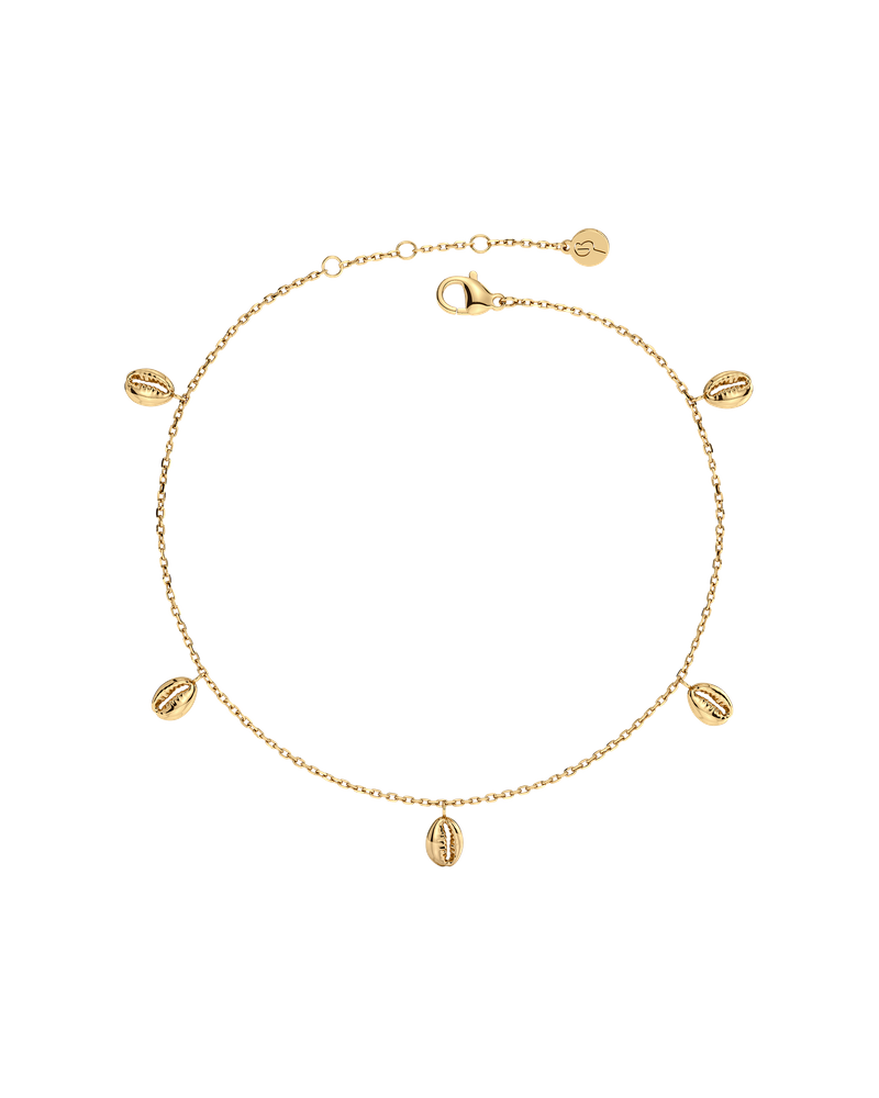 Coastal Anklet Multi Kultaiset nilkkakorut Kulta