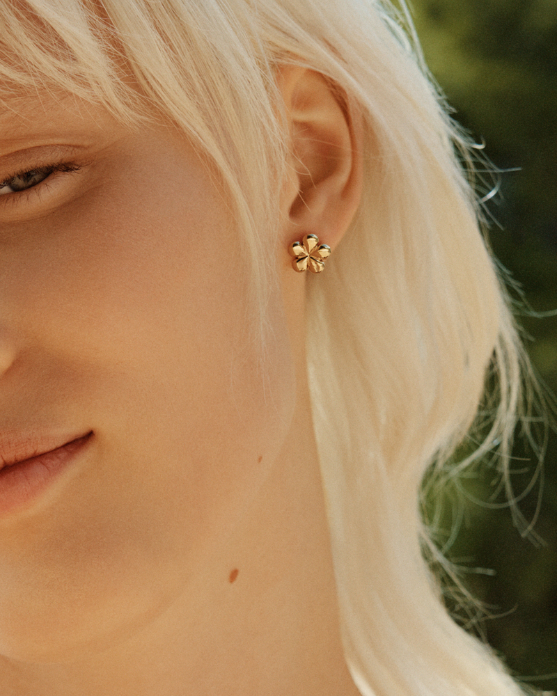 Daisy Studs Studs Gold