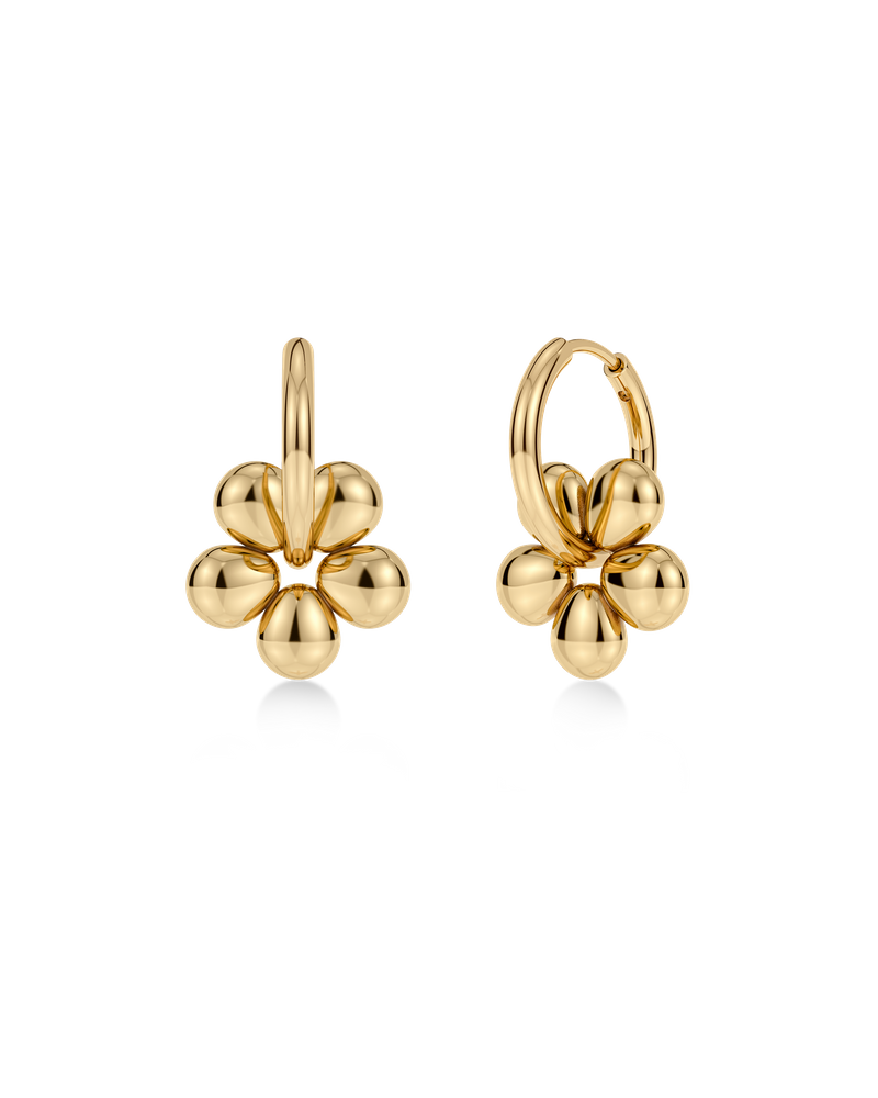 Daisy Hoops Rengaskorvakorut Kulta