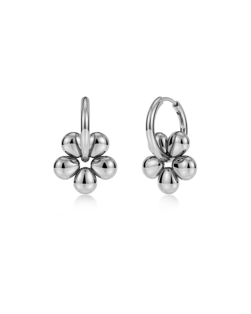 Daisy Hoops Hoops Silver