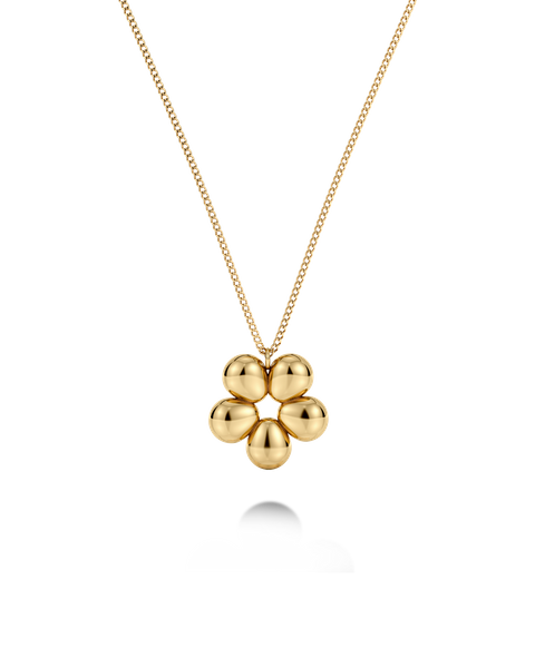 Daisy Necklace M Gold necklaces Guld