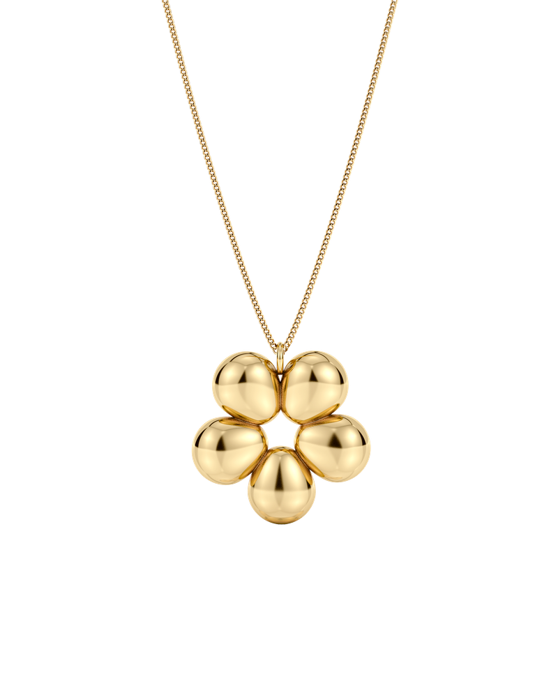 Daisy Necklace L Guldhalsband Guld