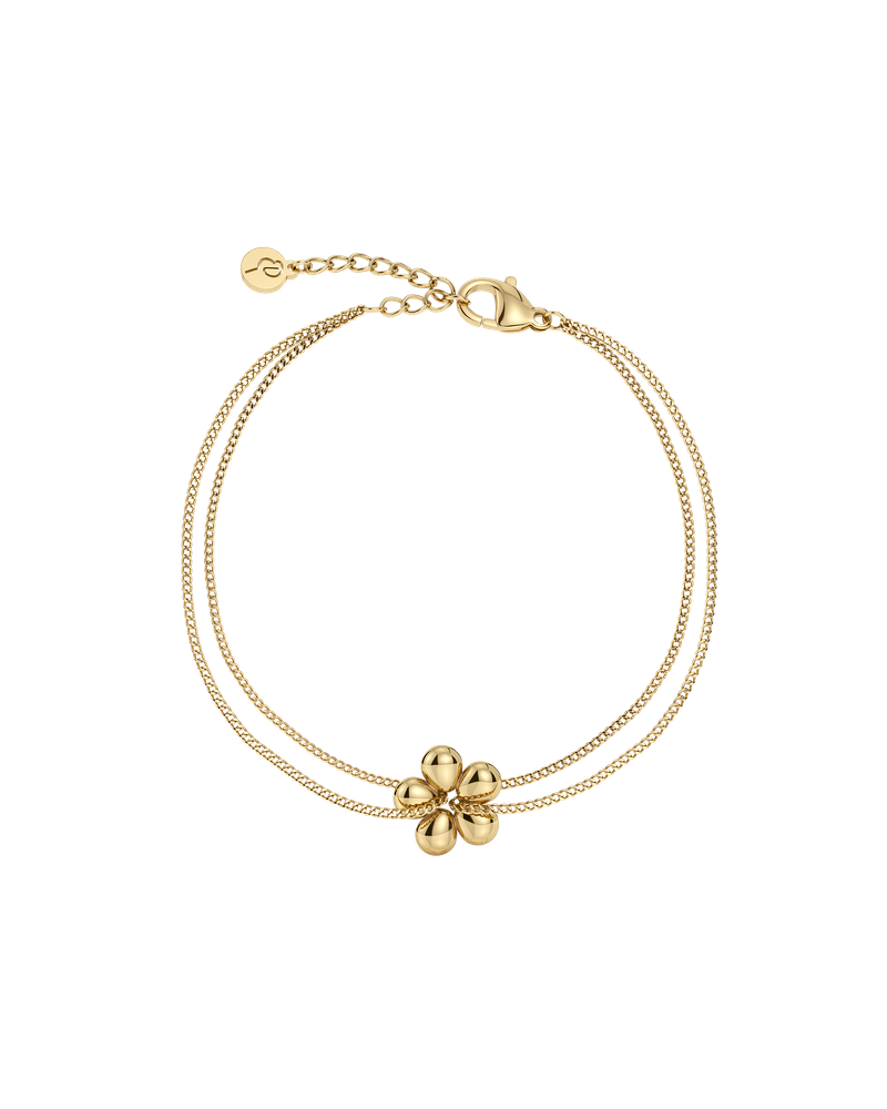 Daisy Bracelet Kultaiset rannekorut Kulta
