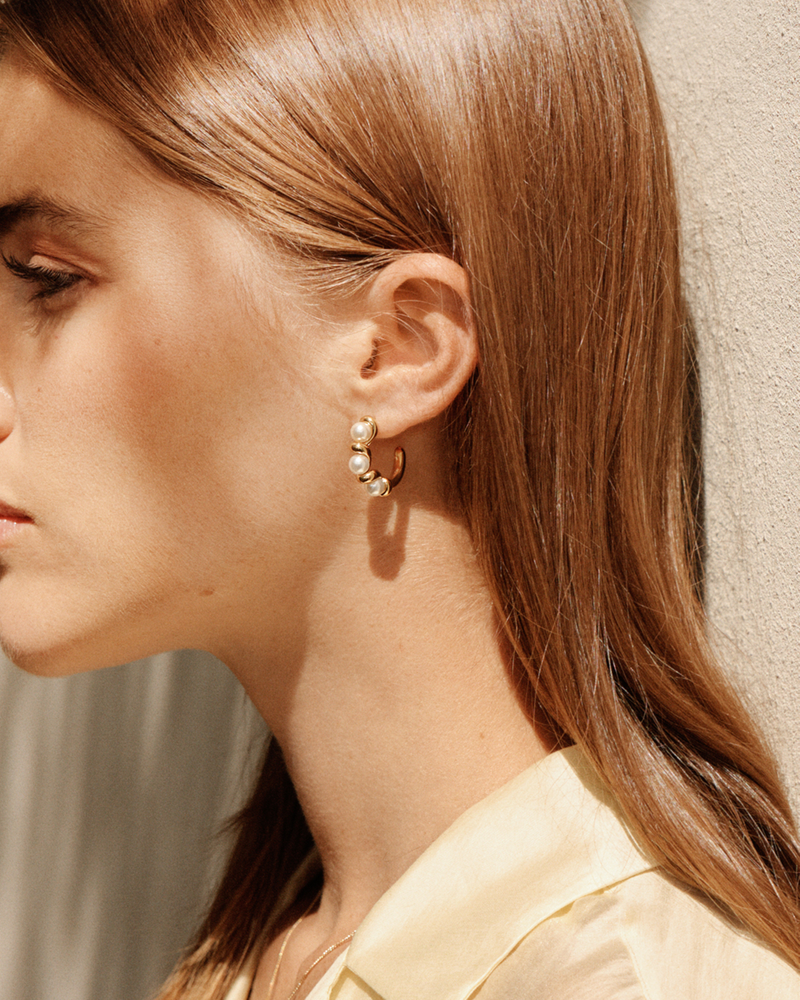 Margot Hoops L Hoops Gold