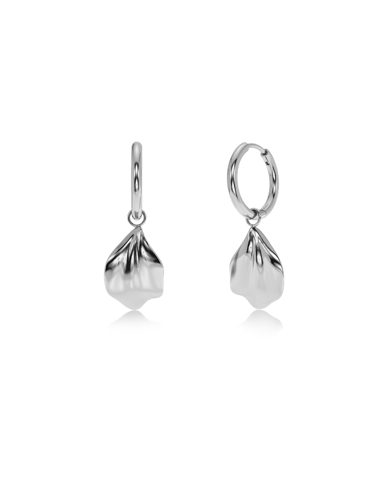 Petal Hoops Hoops Silver