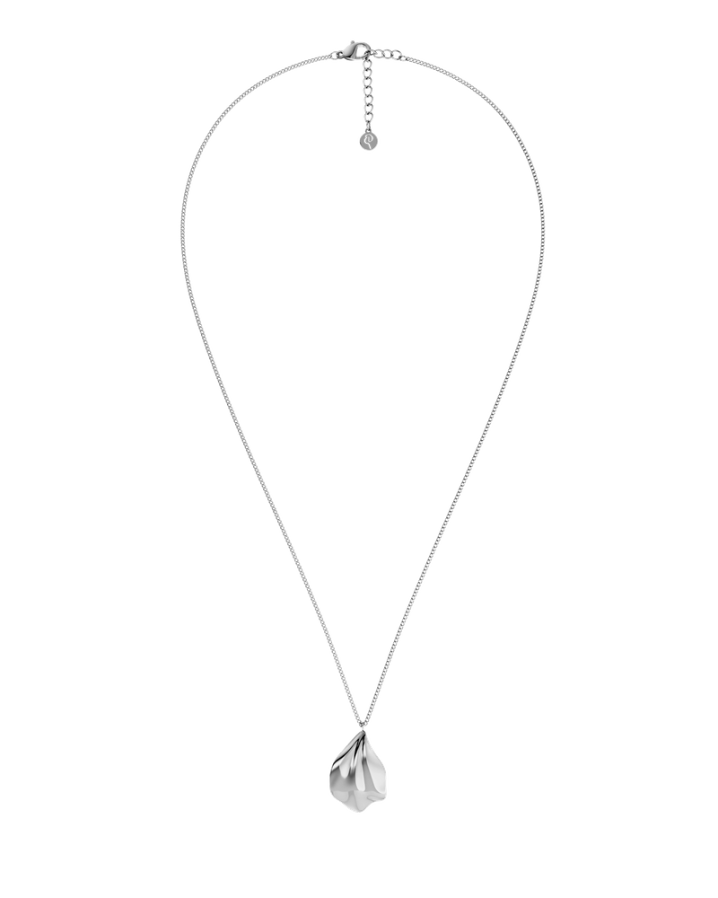 Petal Necklace S Silverhalsband Silver