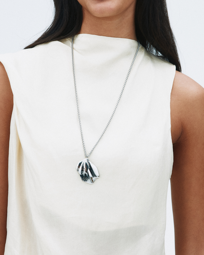 Petal Necklace L Silver necklaces Silver