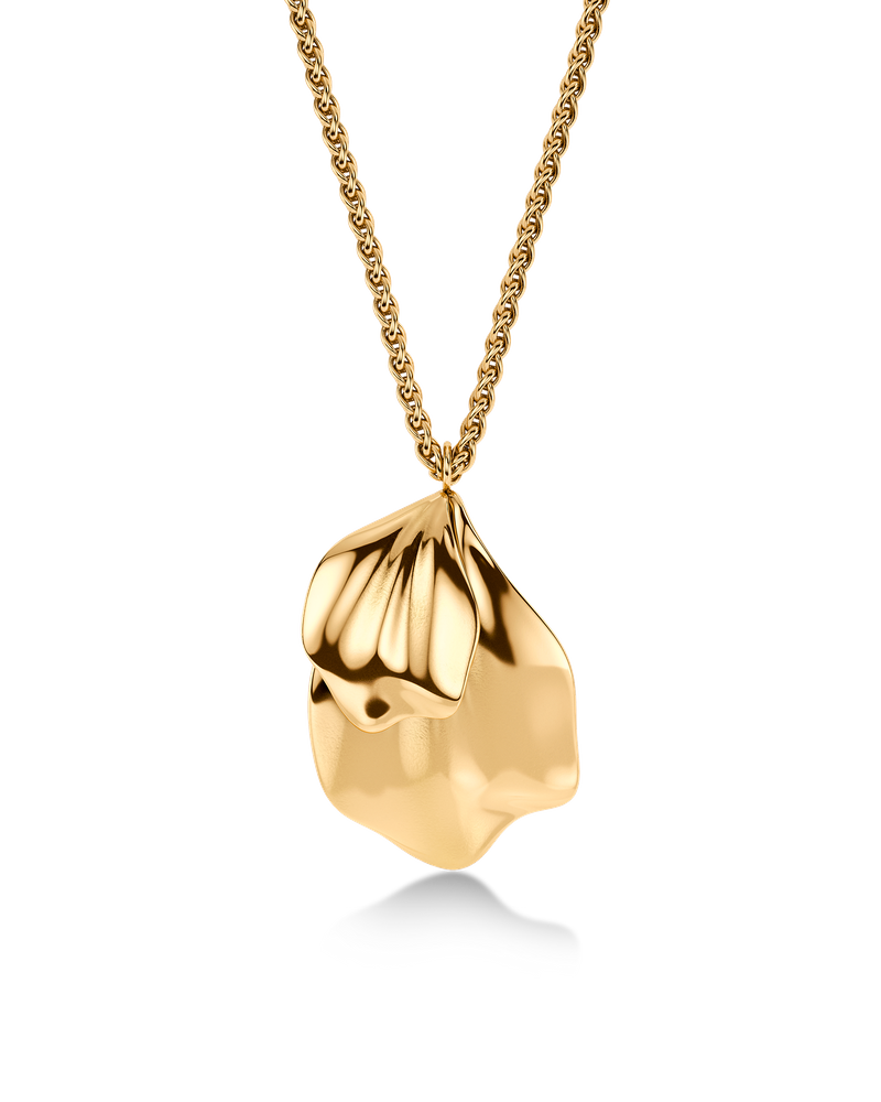 Petal Necklace L Gold necklaces Gold